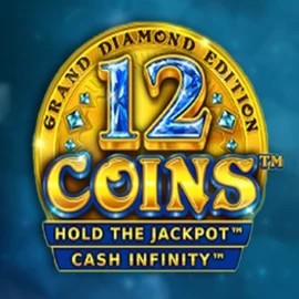 12 Coins Grand Diamond Edition logo by Wazdan at Gambloria Casino